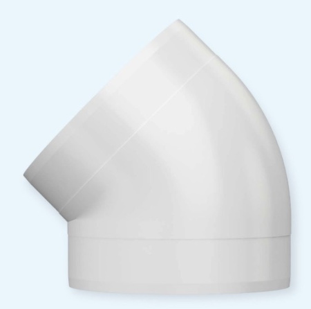 15ККП 45° ERA Колено ККП D150 45° пластик